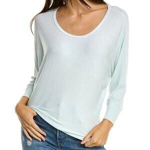 Michael Stars Mint Green Joni Scoop Neck Dolman Sleeve Top Size XL